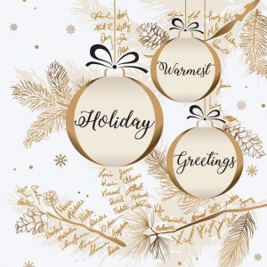 holiday card front cover