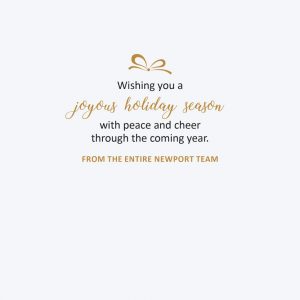 NPW holiday card inside greeting